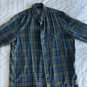 Pendleton Blue and Green Checkered Men's Shirt